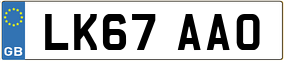 Truck License Plate